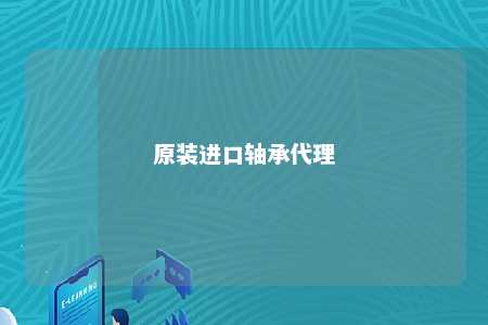 原装进口轴承代理 